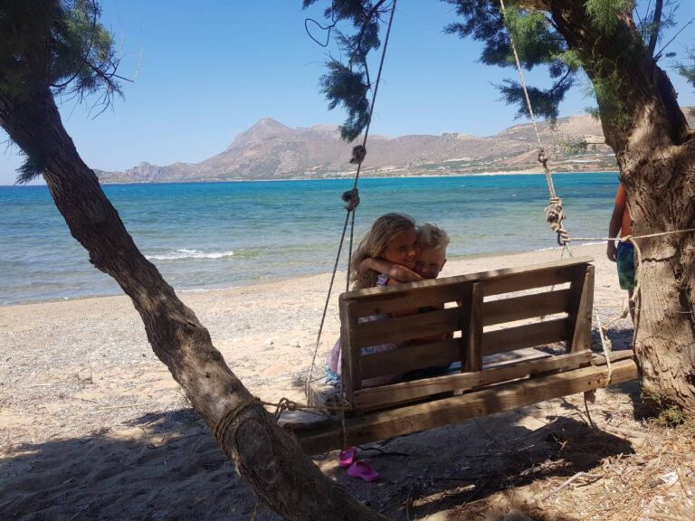 Dzieci na plaży, Kreta © Inga Wawrzyniak-Gacek